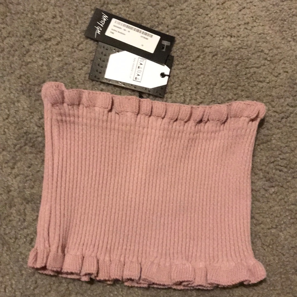 Pink tube top